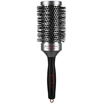 Image de Olivia Garden Brosse à Cheveux Ronde Pro Thermal T53, Antistatique avec Corps en Aluminium Accumulation de Chaleur, 53/75 mm
