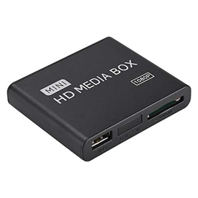 Image de VBESTLIFE TV Box de Full HD, Mini Média Player 1080P Support Media Box, USB, Disque Dur Mobile, Carte SD, Mobile 2.5 etc(EU)