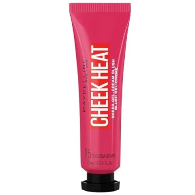 Image de Maybelline New York Cheek HEAT Blush Blush, Femme, Taille: 10 ml, Fuchsia spark