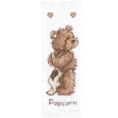 Image de Vervaco Kit de Broderie au Point Croix Motif Ourson Popcorn Multicolore
