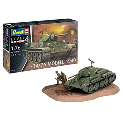 Image de Revell 03294 Maquette de Char T 34/76 Modèle 1940 échelle 1/76 Niveau 4/5,