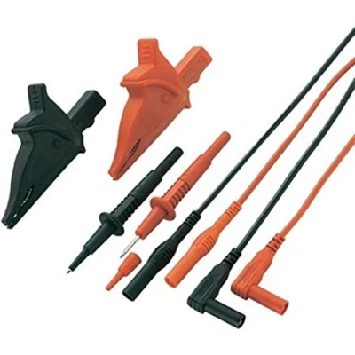 Image de Set de Cordons Mesure sécurité 1.20 m Noir, Rouge VOLTCRAFT MS 5