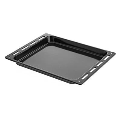 Image de Hoover 42820218 Plaque de Four, Accessoire d&#039;Origine, Plateau d’Appui, Rectangulaire, Émaillé, 35x45,8x2 cm, Noir