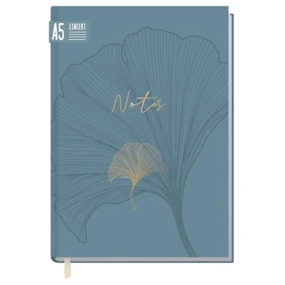 Image de Trendstuff by Häfft carnet ligné, format A5, 124 pages, 62 feuilles, idéal comme journal intime, d&#039;idées, d&#039;écriture, durable et respectueux du climat