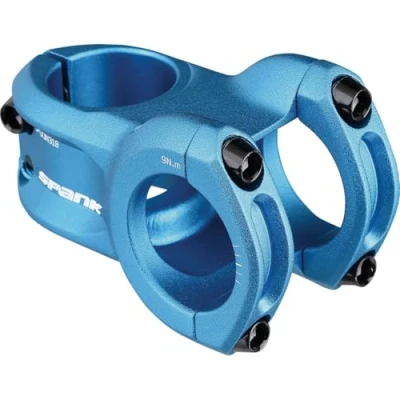 Image de Spank Potence Spoon 318, 31,8mm 43mm Blue vélo Adulte Unisexe