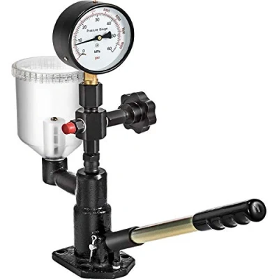 Image de VEVOR Pompe à Tarer les Injecteurs 600 bar Testeur d&#039;Injecteur de Buse d&#039;Injection Diesel avec Manomètre Pression 6190/6200/6170 pour Calibrer la Carburant