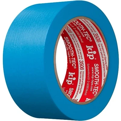 Image de kip SMOTH TEC 3508 47 Papier crépon lisse Bleu 48 mm x 50 m