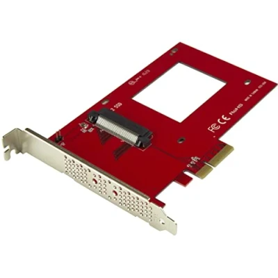 Image de StarTech.com Adaptateur U.2 à PCIe x4 pour SSD 2.5&quot; NVMe SFF 8639 Lecteur (PEX4SFF8639)