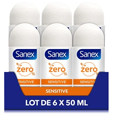 Image de Sanex Zero % Sensitive 6 x 50 ml