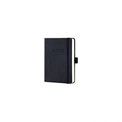 Image de SIGEL C2202 Agenda semainier 18 mois 2021/2022 Conceptum, couverture rigide, 10,8 x 15,1 cm, noir
