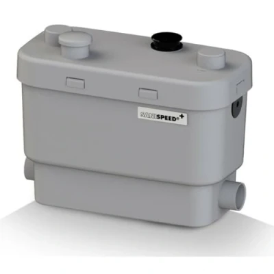 Image de SFA Pompe de Relevage Sanispeed+ Débit Elevé Enclenchement Bas Température Max 75C Silencieuse (42 dB) Compatible Adoucisseur d&#039;Eau 36,7 x 32 18,8 cm 400W Made in France