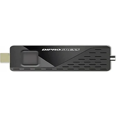 Image de Décodeur numérique Terrestre DIPROGRESS HDMI Stick TV DVB T2 H.265 HEVC 265 10 Bits DPT210HA, Noir