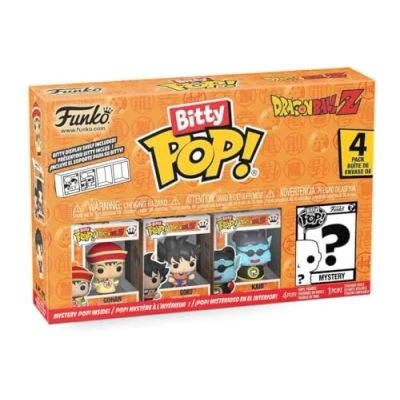 Image de Funko Bitty Pop! DBZ Cell (First Form) 4PK Form), Android 17, 18 et Une Mini Figurine Mystère en Surprise 2.2 Cm Dragon Ball Z Collectionnable Idée de Cadeau