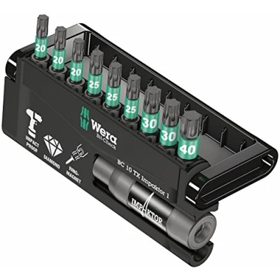 Image de Wera 8767 9/IDC Impaktor Bit Check 05057688001 Assortiment d&#039;embouts 10 pièces