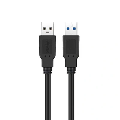 Image de Ewent câble USB 3.0 Type a Mâle/a/blindé Un Double Femme 28 AWG cuivre la Vitesse de Transfert jusqu&#039;à 5GMbit Longueur 1,8 m Noir