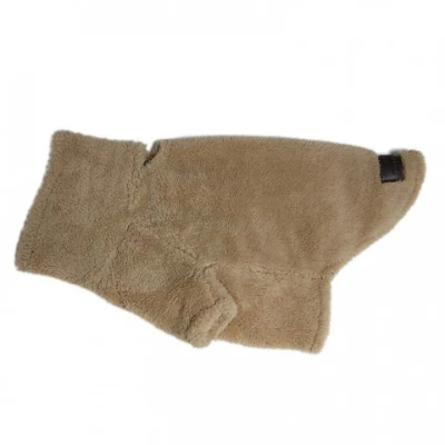 Image de Pull pour chien teddy fleece beige S 40cm
