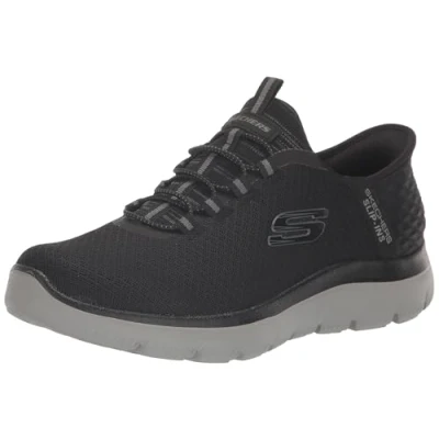 Image de Skechers Wide Fit Summits Baskets basses, Homme, Taille: 39, Black Polyester