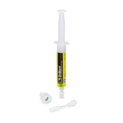 Image de Errecom Brilliant 7,5 ml, Traceur Fluorescent UV pour localiser Fuites de Gaz Réfrigérant dans les Systèmes Climatisation et Réfrigération, contient adaptateur 5/16 SAE