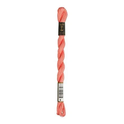 Image de Anchor Fil à broder Motif perles, Coton, 00009 lachs Hell, hell