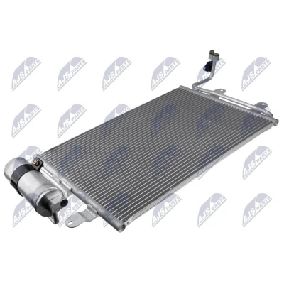 Image de NTY CCS VW 006 Condenseur De Clim avec déshydrateur Aluminium 590 VOLKSWAGEN: Golf 4, Bora Berline, Variant, AUDI: TT Coupe, A3 3/5 portes