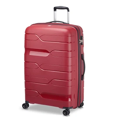 Image de MODO by Roncato MD1 Trolley Extensible Rigide Large avec TSA, Bleu foncé, Grande, Valise Partie Centrale et Roues pivotantes