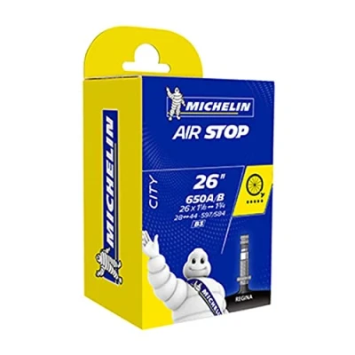 Image de Michelin 650X26 A/B 26X1 1/8 &lt; &gt; 1 3/4 28 &gt;44 597/584 Tube de vélo, valve double B3 40 mm