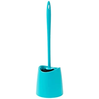 Image de TATAY Brosse WC Standard, Polypropylène, noire, Sans BPA, Fabriquée en Espagne, Turquoise, Dimension 12 x 38 cm
