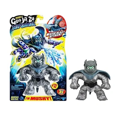 Image de Heroes of Goo Jit Zu Deep Sea Coffret héros Mantara. Figurine Super Molle remplie d’Une Substance visqueuse. Attaque Jet d’Eau. Étire Ton Jusqu’à Trois Fois sa Taille !