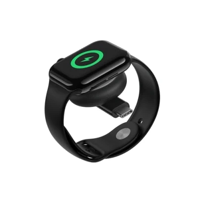 Image de Belkin BoostCharge Chargeur Portable USB C pour Apple Watch (Certification MFi, Series 9, 8, 7, Ultra, etc., Produit Compatible avec MacBook, iPhone 15, Noir)
