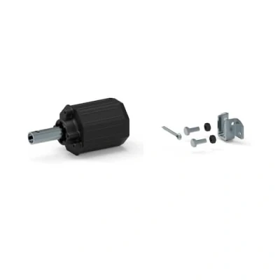 Image de Embout d&#039;axe pour tube octogonal 60 mm avec support