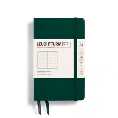 Image de LEUCHTTURM1917 370298 Carnet Pocket (A6), Couverture rigide, 187 pages numérotées, Forest Green, pointillé