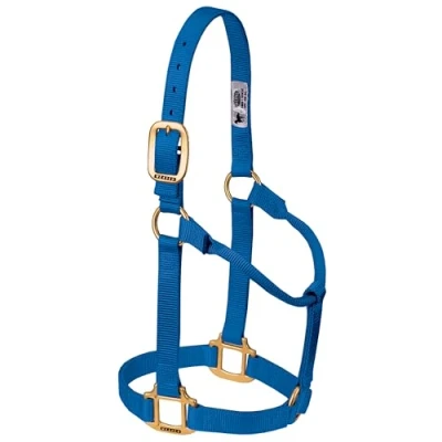 Image de Weaver Leather Licol Original Non réglable (Bleu, avarage Cheval/Yearling Draft)