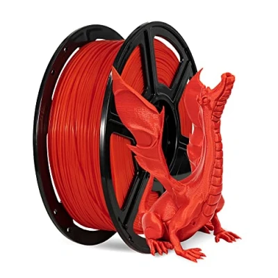 Image de FLASHFORGE Filament d&#039;impression 3D PLA de 1,75mm et en bobine 1kg pour les séries Creator Series (rouge)