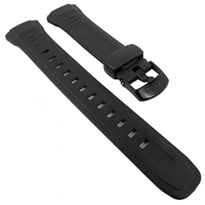 Image de CASIO (Casio) Uebuseputa 10243173 Bracelet de rechange en uréthane Noir, Résine