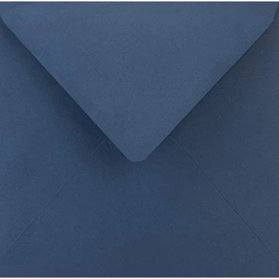 Image de Netuno 100 enveloppes carrées bleues 153x153mm 115g Sirio Color Blu colorées décoratives élégantes pour lettres invitations mariage Noël cartes de voeux anniversaire fêtes