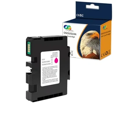Image de OGOUGUAN CAIDI Compatible Cartouches d&#039;encre pour Sawgrass Virtuoso SG400 SG800 Ricoh Aifcio SG3100 SG3110 SG7100 Imprimante Encre de Sublimation par Transfert Chaleur (Magenta)