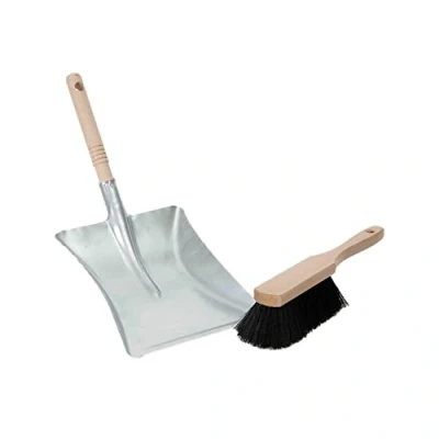 Image de Novaliv Kit de balayage, galvanisé, composé d’une balayette et pelle, pour balayage manuel