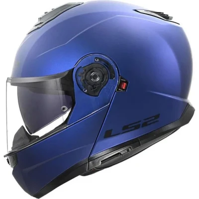 Image de LS2, Casque Moto Modulable Strobe II Solid Matt Navy Blue, L