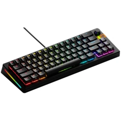 Image de Glorious Gaming GMMK 3 : Clavier réactif, Effet Hall, taux de Polling 8K, switches MX et magnétiques (Hot Swap), 65%, Joints modulaires, Capuchons doubleshot PBT, américaine QWERTY Noir