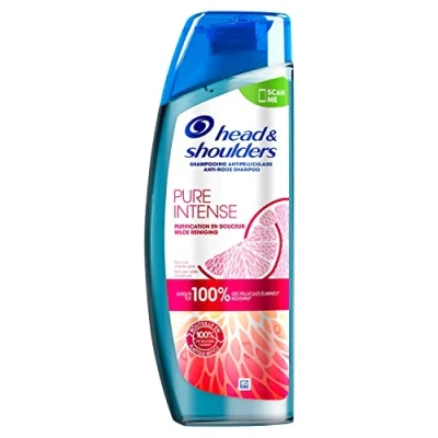 Image de Head &amp; Shoulders Pure Intense Purification En Douceur Shampooing Antipelliculaire Au Pamplemousse Jusqu’à 100% des pellicules éliminées 400ml