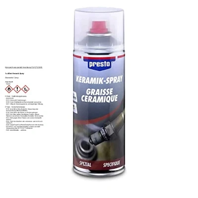 Image de PRESTO 157073 Spray de pâte céramique aérosol 400 Universal white semi mat 500 ml