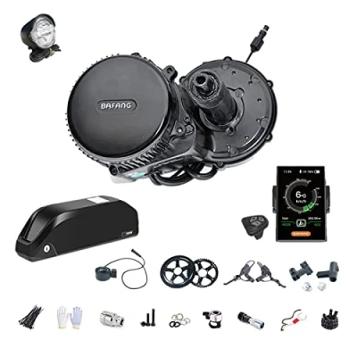 Image de Bafang BBS02 48V750W Kit de Conversion pour Moteur Bicyclette électrique avec Batterie Li ION 48V 17.5AH et Chargeur 2A C18 44T