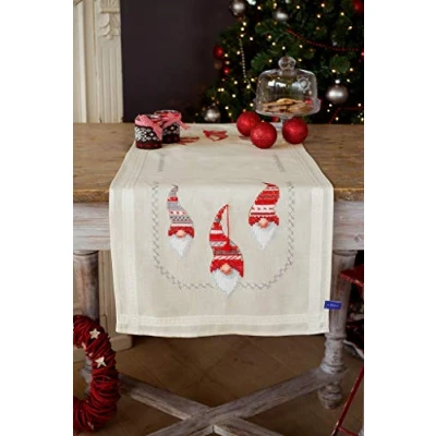 Image de Vervaco Kit de Broderie: Chemin Table: Elfes Noël