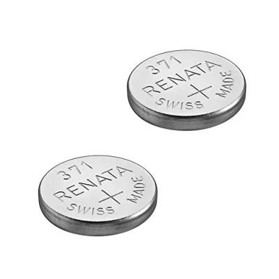 Image de 2 piles Renata pour montre Faites en Suisse La cellule des ne contient pas de mercure Pile bouton 1,55 V Longue durée Plusieurs modèles disponibles