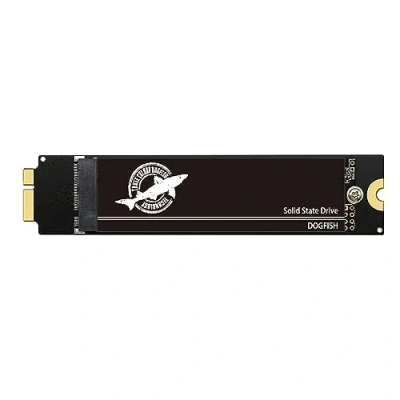 Image de Dogfish Disque SSD 256Go pour MacBook Air A1369 A1370, Mise à Niveau de capacité 2010 2011 A1370 (EMC 2393/2471), 2392/2469) (OS pré installé)