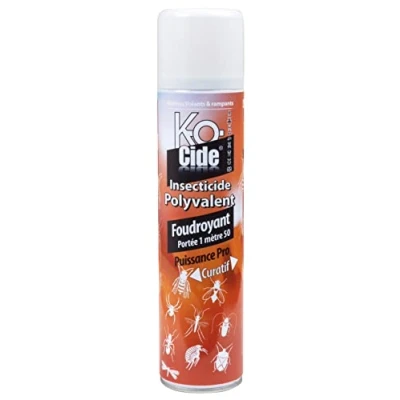 Image de K Ocide Foudroyant Polyvalent Aérosol Insecticide Volants Rampants Valve Mini Jet 400 ml, Voir Photo