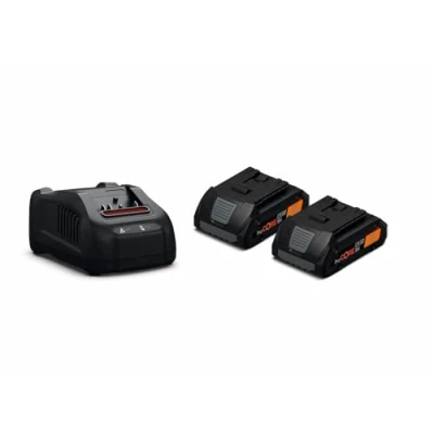 Image de FEIN Set de démarrage GBA 18V/4 Ah AS ProCore 18 V 4.0 avec 2 batteries lithium ion 18V et 1 chargeur rapide GAL 1880 CV.