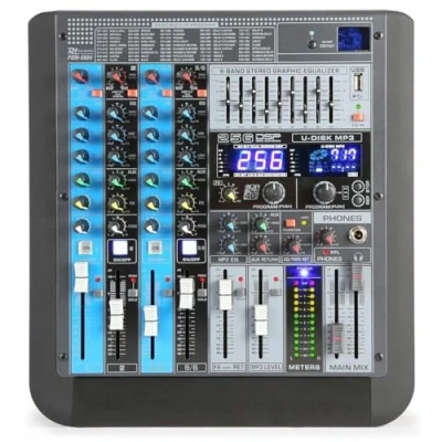 Image de Power Dynamics PDM S604 Console de Mixage Professionnelle Analogique 6 Canaux