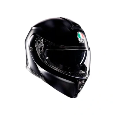 Image de AGV Streetmodular ECE 22 06 Mono, Casque De Moto Modulable Homologué P/J avec Pare Soleil, Noir Mat, L