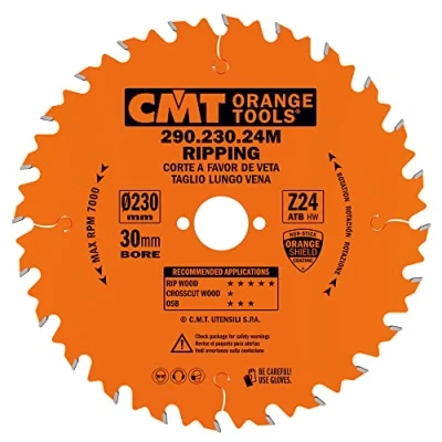 Image de CMT Orange Tools 290,230,24 scie circulaire 230 m x 30 2,8 z 24 VTT 20 degrés